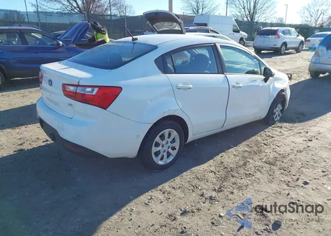 2014 Kia Rio Lx z USA, uszkodzony, nr VIN KNADM4A38E6355361